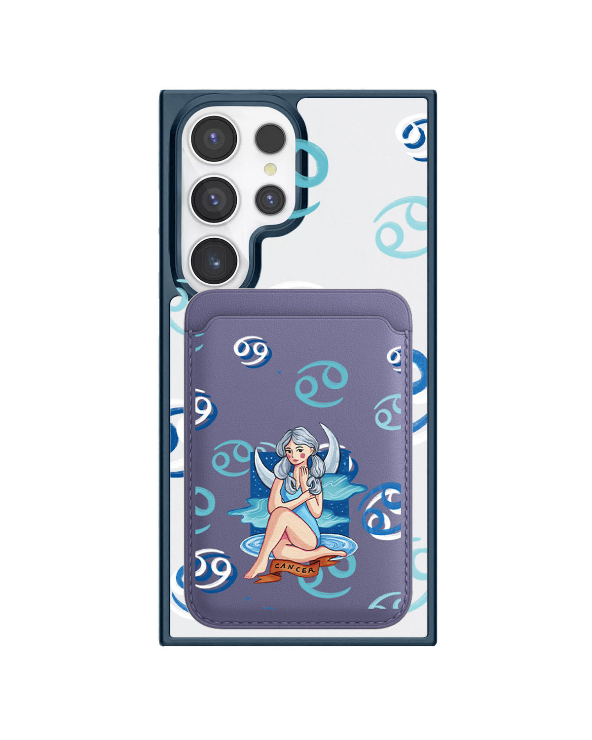 Android Magnetic Wallet Case - Cancer