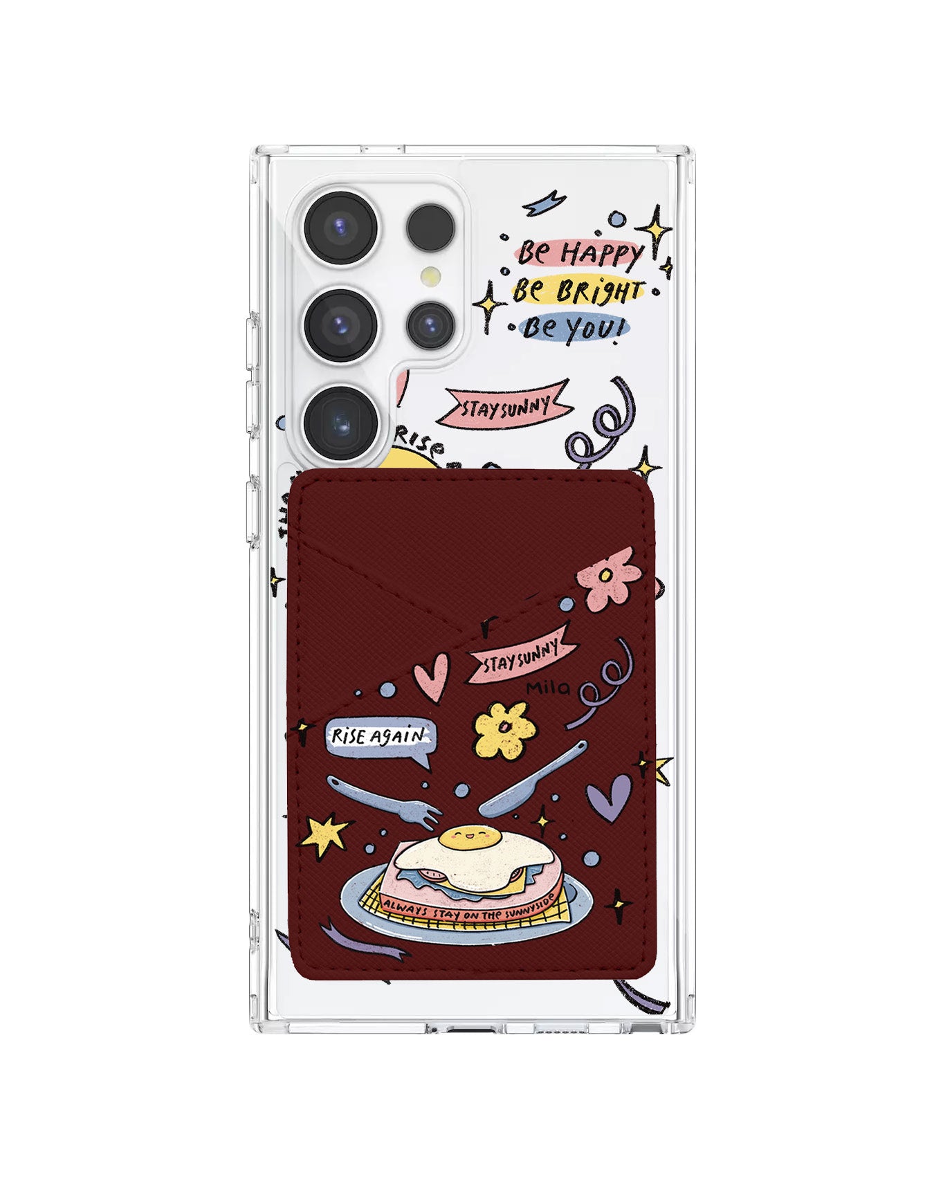 Android Phone Wallet Case - Rise