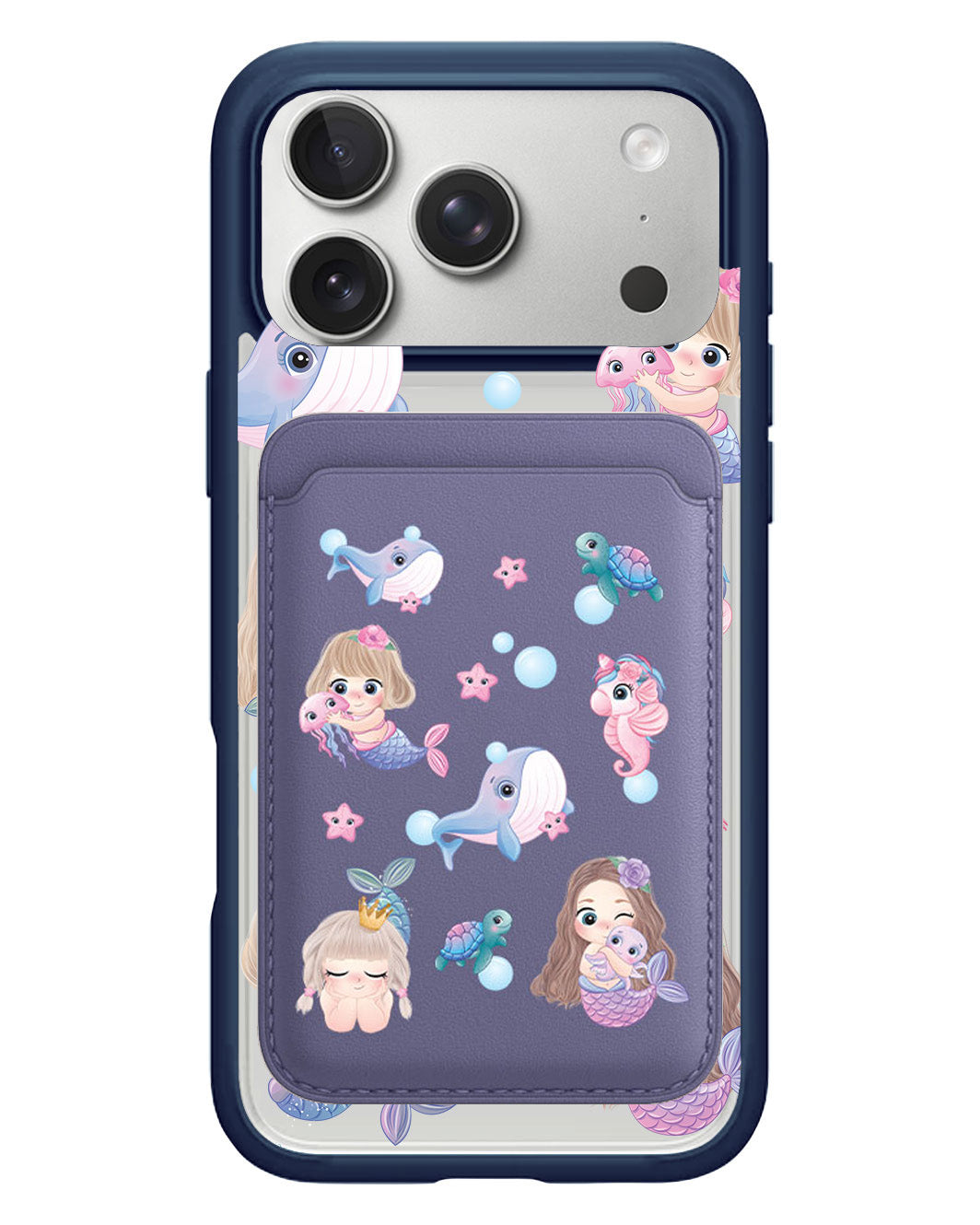 iPhone Magnetic Wallet Case - Little Mermaid