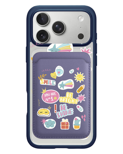iPhone Magnetic Wallet Case - Self Love Sticker Pack 3.0