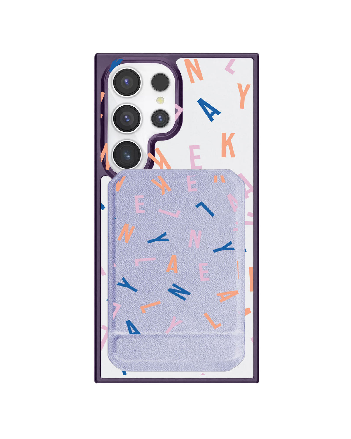 Android Magnetic Multifold Wallet - Monogram 1.0 Rainbow