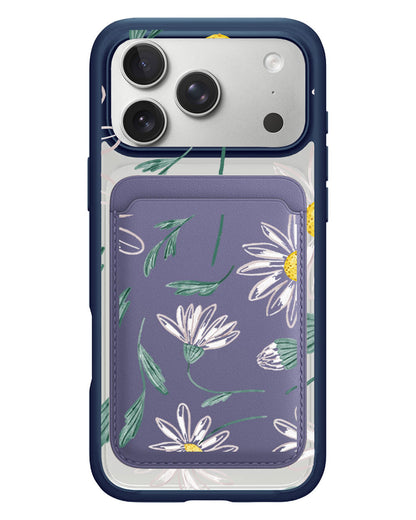 iPhone Magnetic Wallet Case - April Daisy