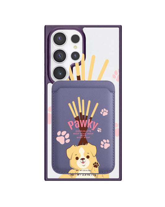 Android Magnetic Wallet Case - Pawky Dog