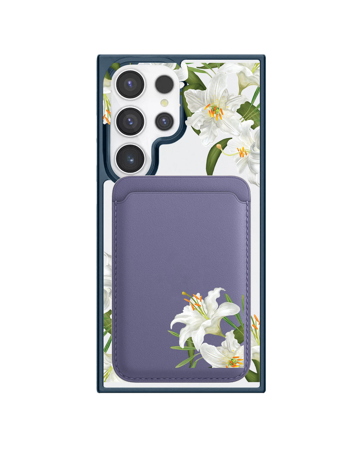 Android Magnetic Wallet Case - May Lily Of The Valley