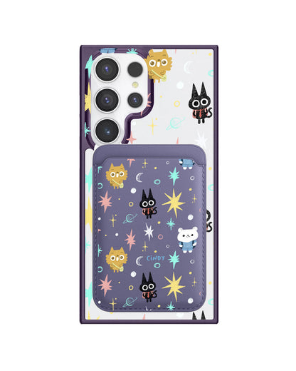 Android Magnetic Wallet Case - Backpack Traveller
