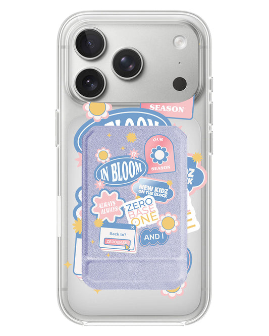 iPhone Magnetic Multifold Wallet - Zerobaseone Song Sticker Pack