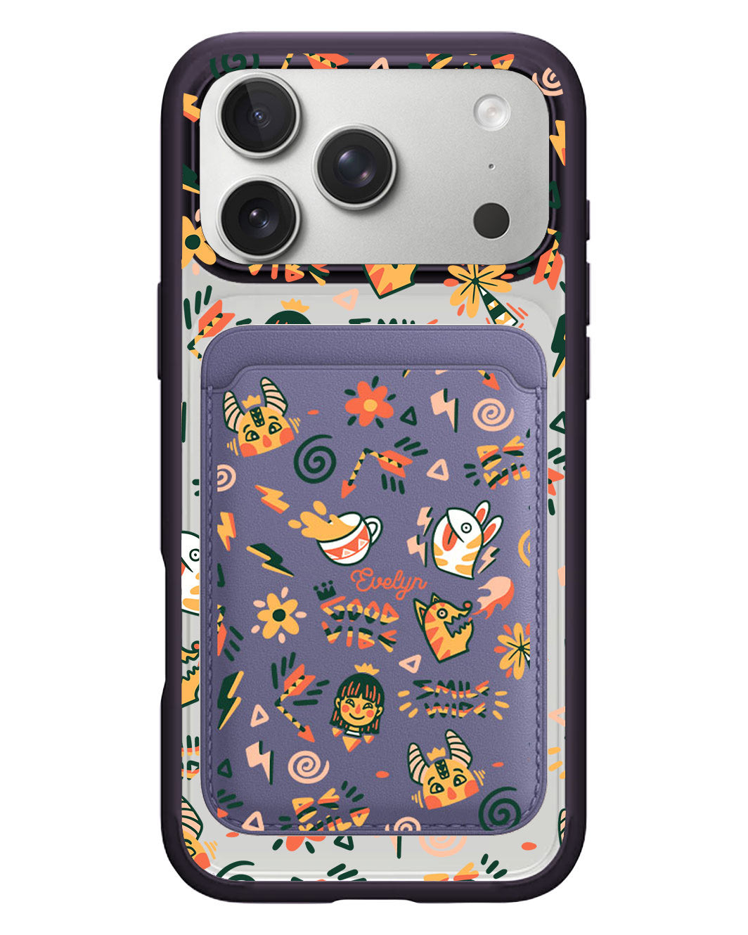 iPhone Magnetic Wallet Case - Wild & Free
