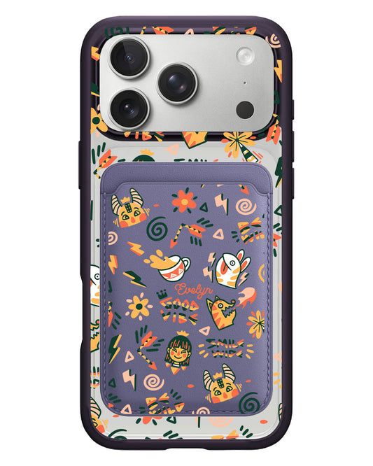iPhone Magnetic Wallet Case - Wild & Free