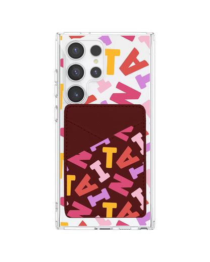 Android Phone Wallet Case - Scattered Monogram 1.0