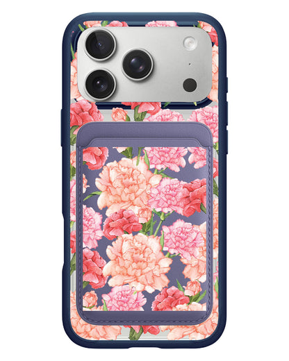 iPhone Magnetic Wallet Case - January Carnation