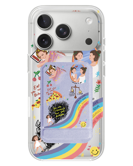 iPhone Magnetic Multifold Wallet - Self Love 2.0