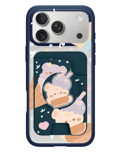 iPhone Magpop Wallet - Ice Cream for Teddy