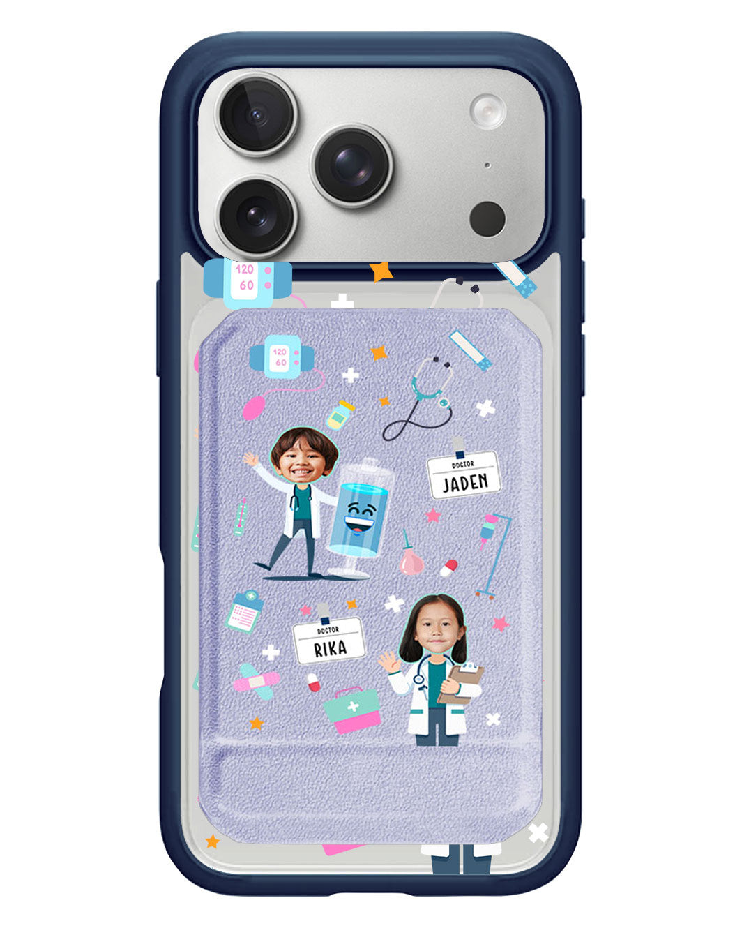 iPhone Magnetic Multifold Wallet - Face Grid Dream Doctor