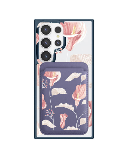Android Magnetic Wallet Case - Easter Lily
