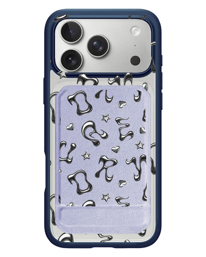 iPhone Magnetic Multifold Wallet - Chrome Monogram 2.0
