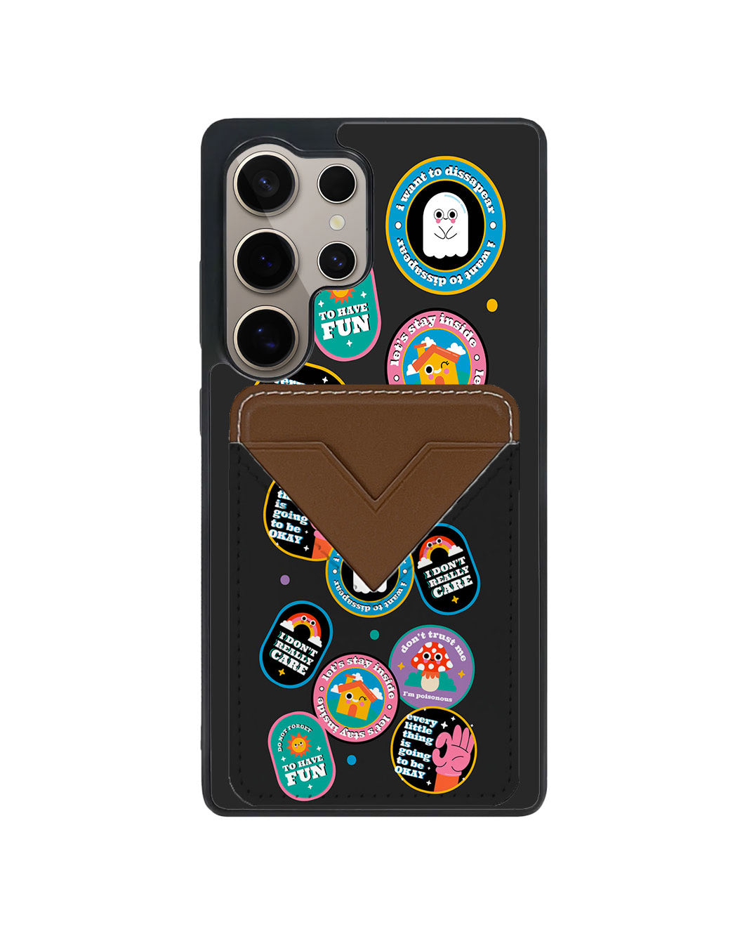 Android Avant Wallet Case - Monster Sticker Pack