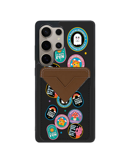 Android Avant Wallet Case - Monster Sticker Pack