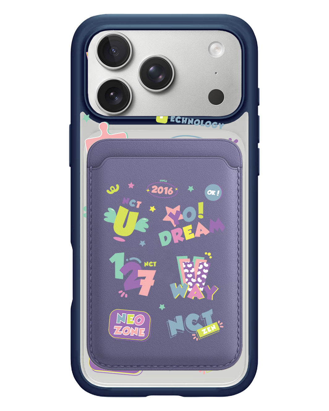 iPhone Magnetic Wallet Case - NCT Sticker Pack