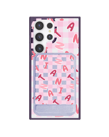 Android Magnetic Multifold Wallet - Checkered Monogram 1.0