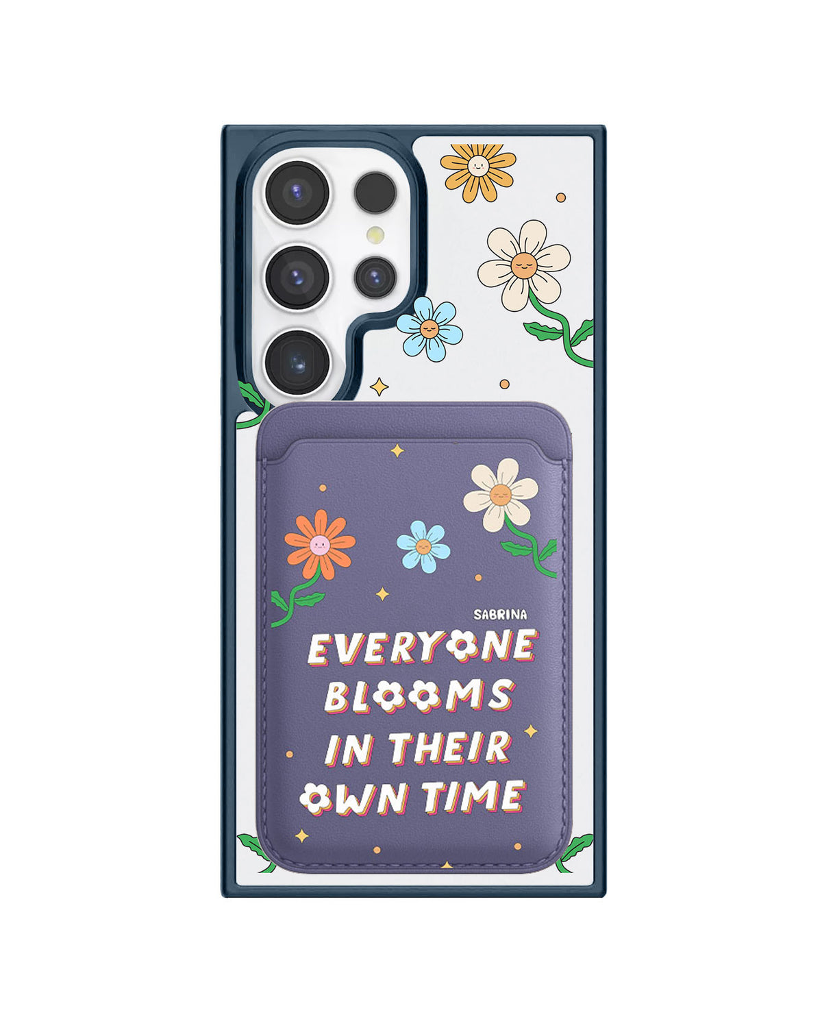 Android Magnetic Wallet Case - Blooms