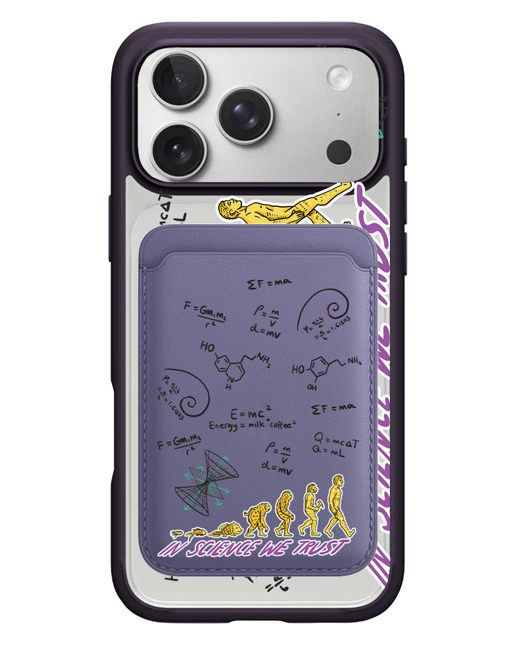 iPhone Magnetic Wallet Case - Science 1.0