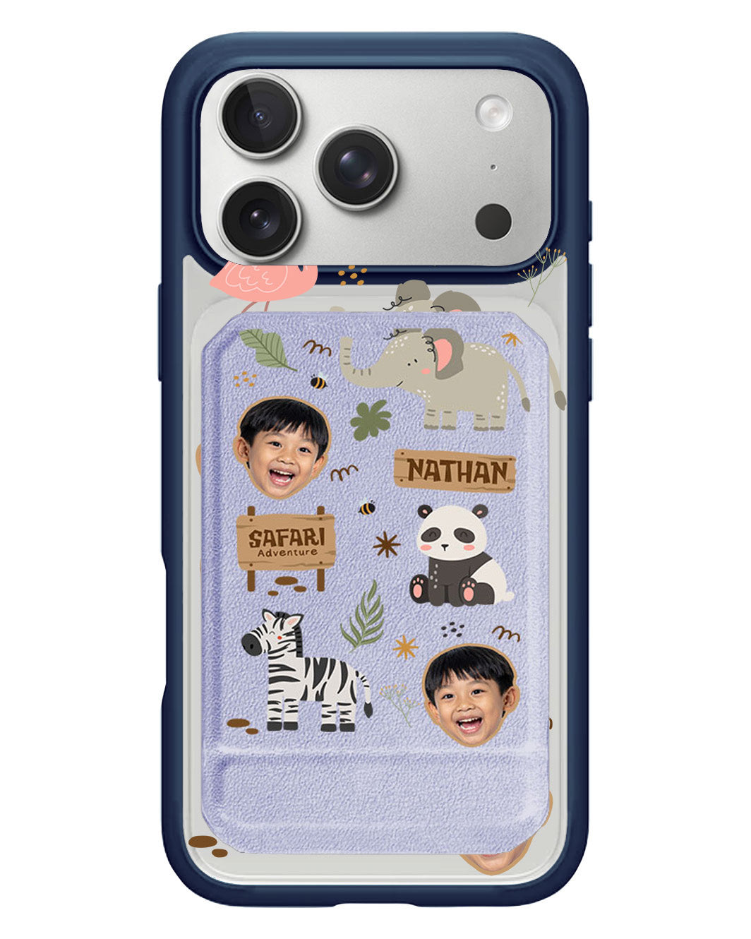 iPhone Magnetic Multifold Wallet - Face Grid Safari 2.0