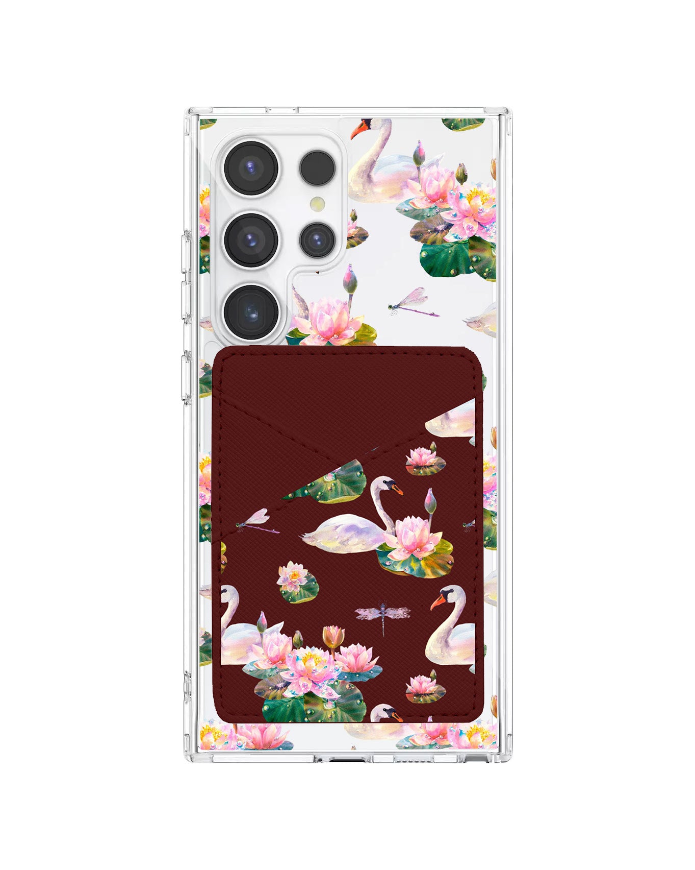 Android Phone Wallet Case - Swan