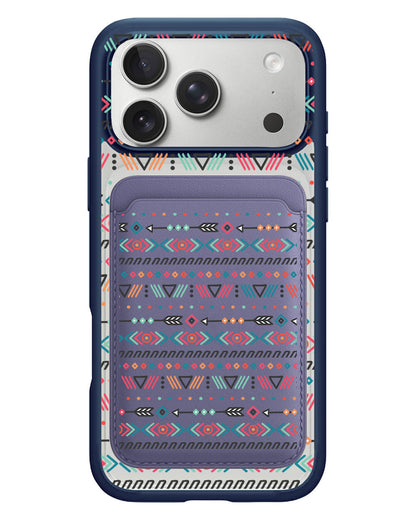 iPhone Magnetic Wallet Case - Ethnic 1.0