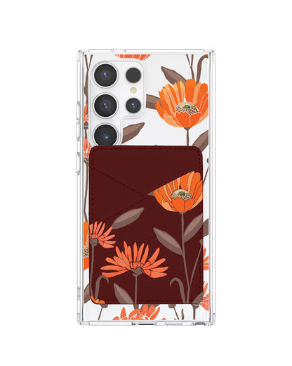 Android Phone Wallet Case - November Marigold