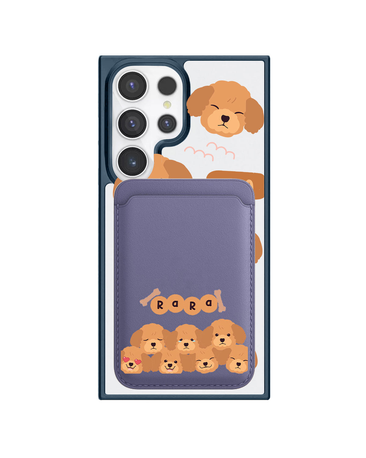 Android Magnetic Wallet Case - Poodle Squad 3.0