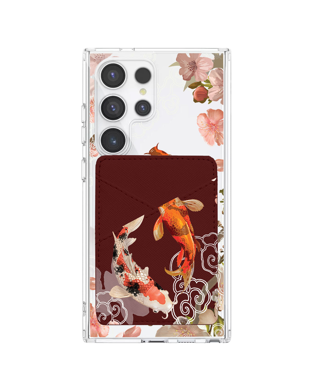 Android Phone Wallet Case - Oil Painting Koi