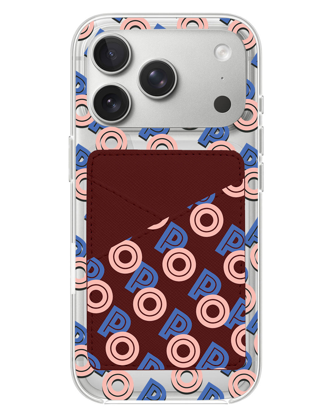 iPhone Phone Wallet Case - Initial 1.0 Monogram