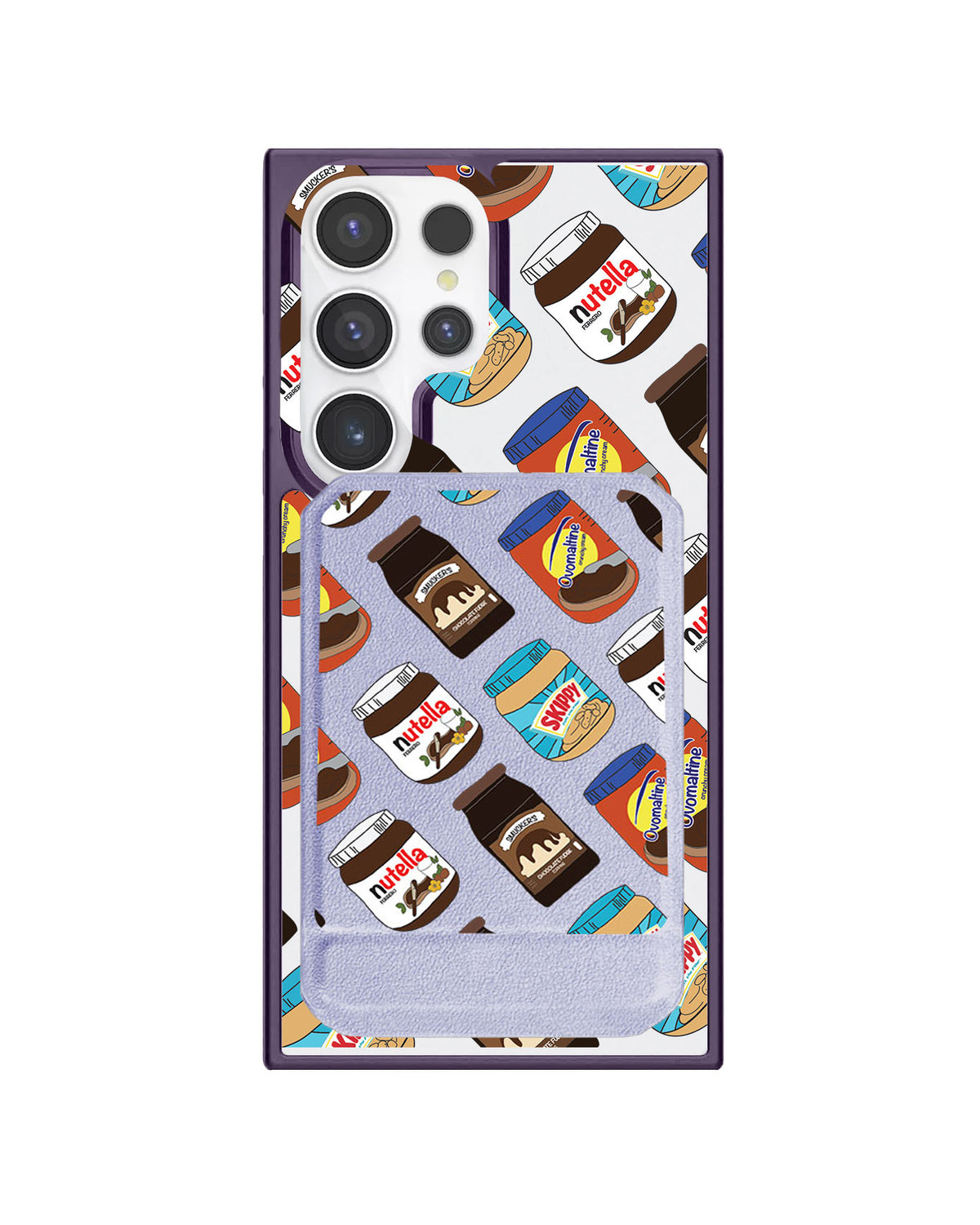 Android Magnetic Multifold Wallet - Choco Spread