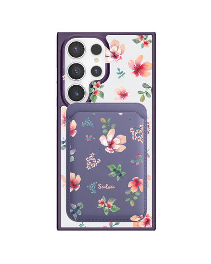 Android Magnetic Wallet Case - Botanical Garden 5.0