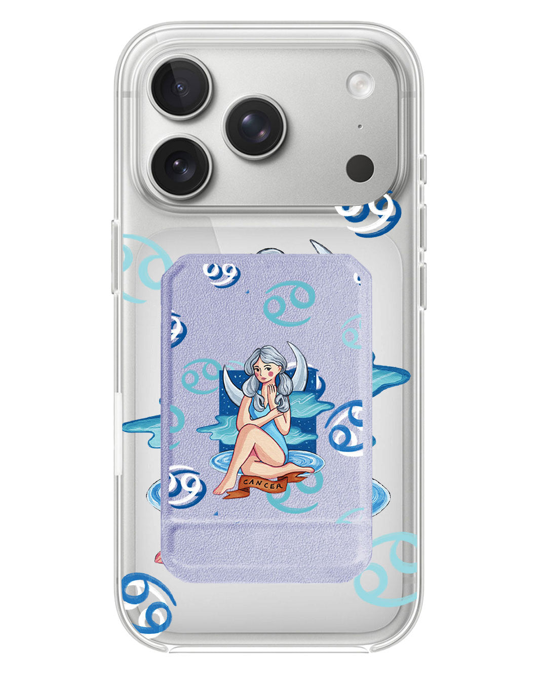 iPhone Magnetic Multifold Wallet - Cancer