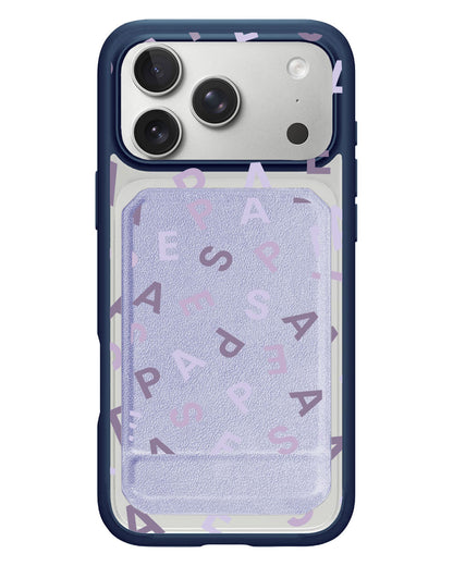 iPhone Magnetic Multifold Wallet - Aespa Monogram