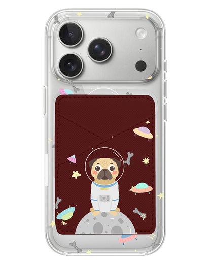 iPhone Phone Wallet Case - Pugstronaut