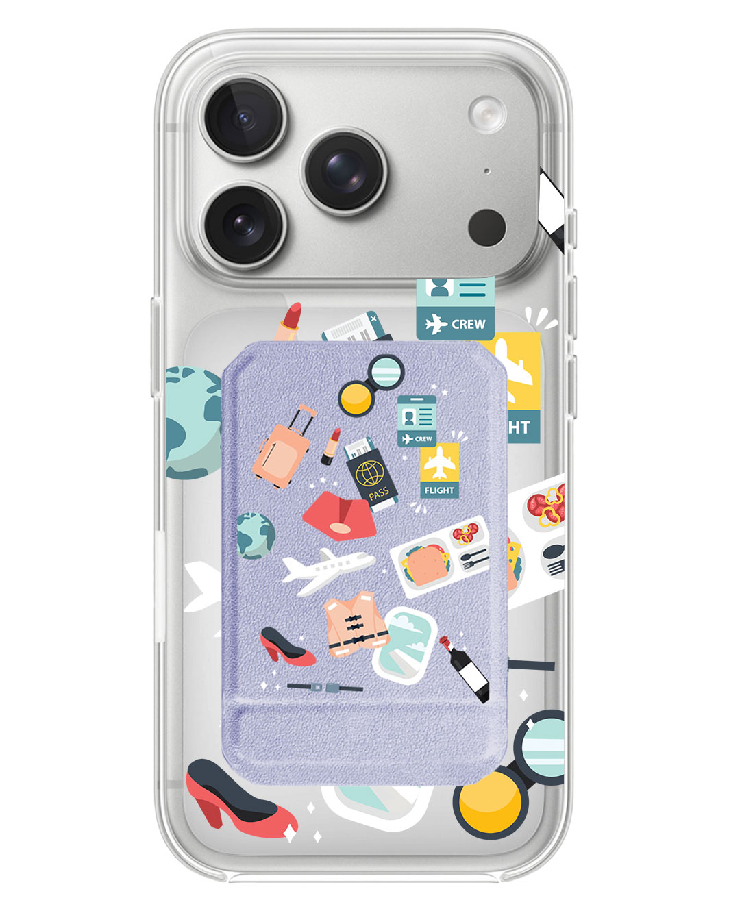 iPhone Magnetic Multifold Wallet - Stewardess