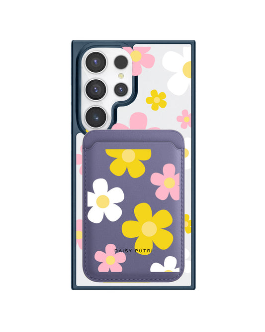 Android Magnetic Wallet Case - Daisy Fresh