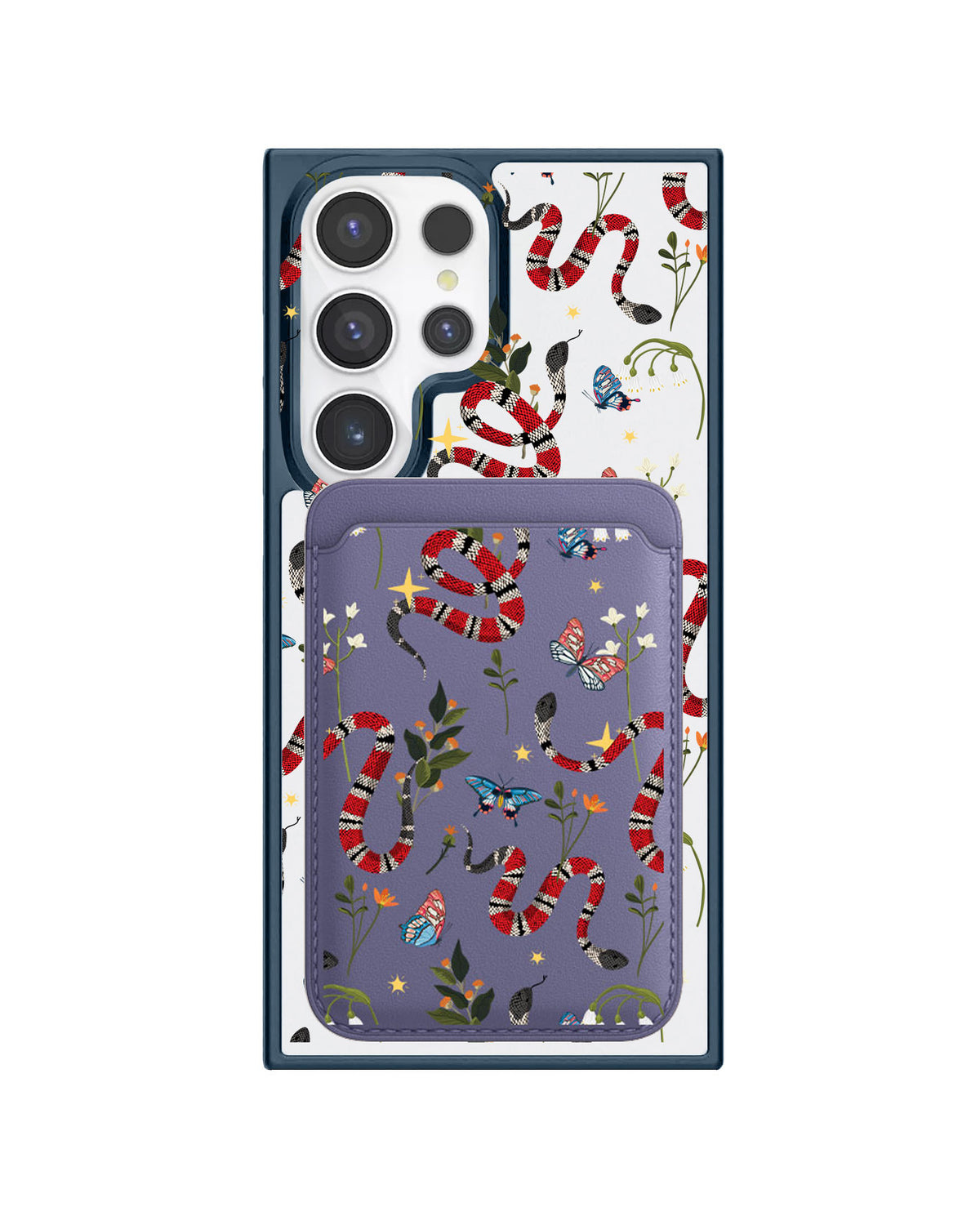 Android Magnetic Wallet Case - Serpente