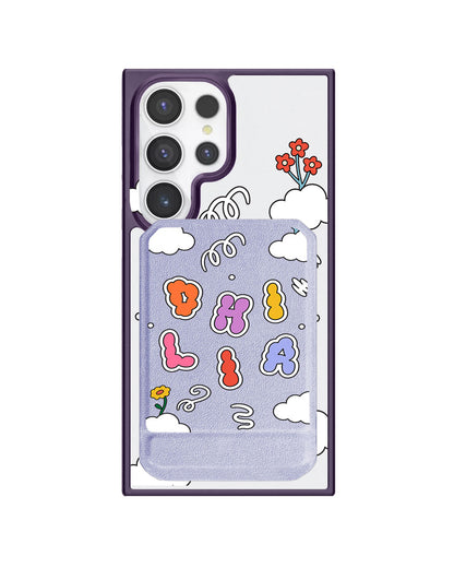 Android Magnetic Multifold Wallet - Adorable Monogram 6.0