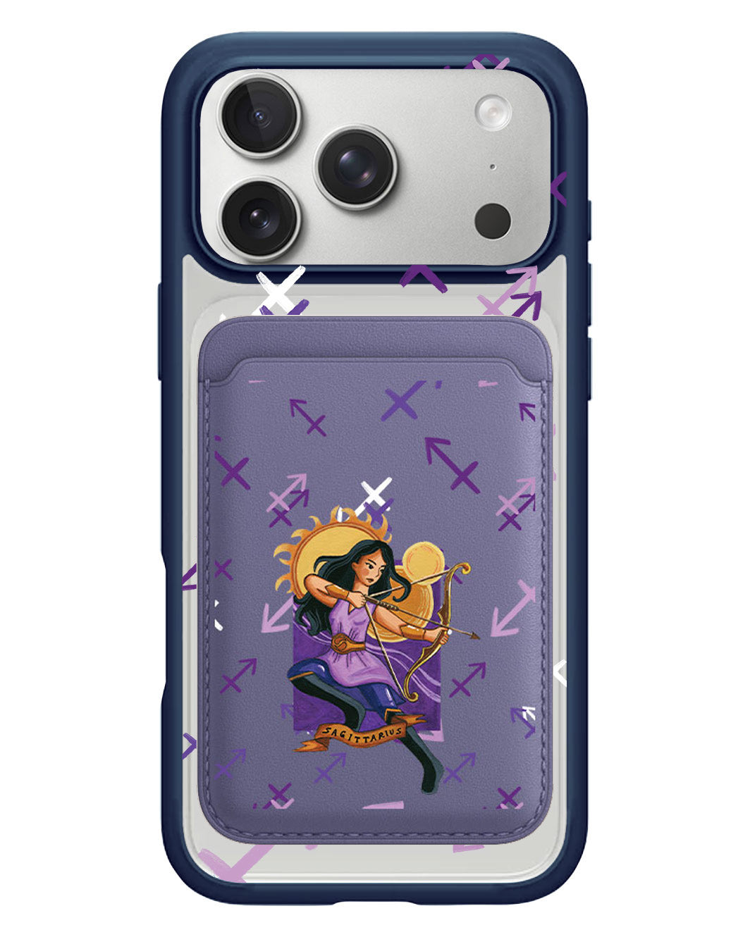 iPhone Magnetic Wallet Case - Sagitarius