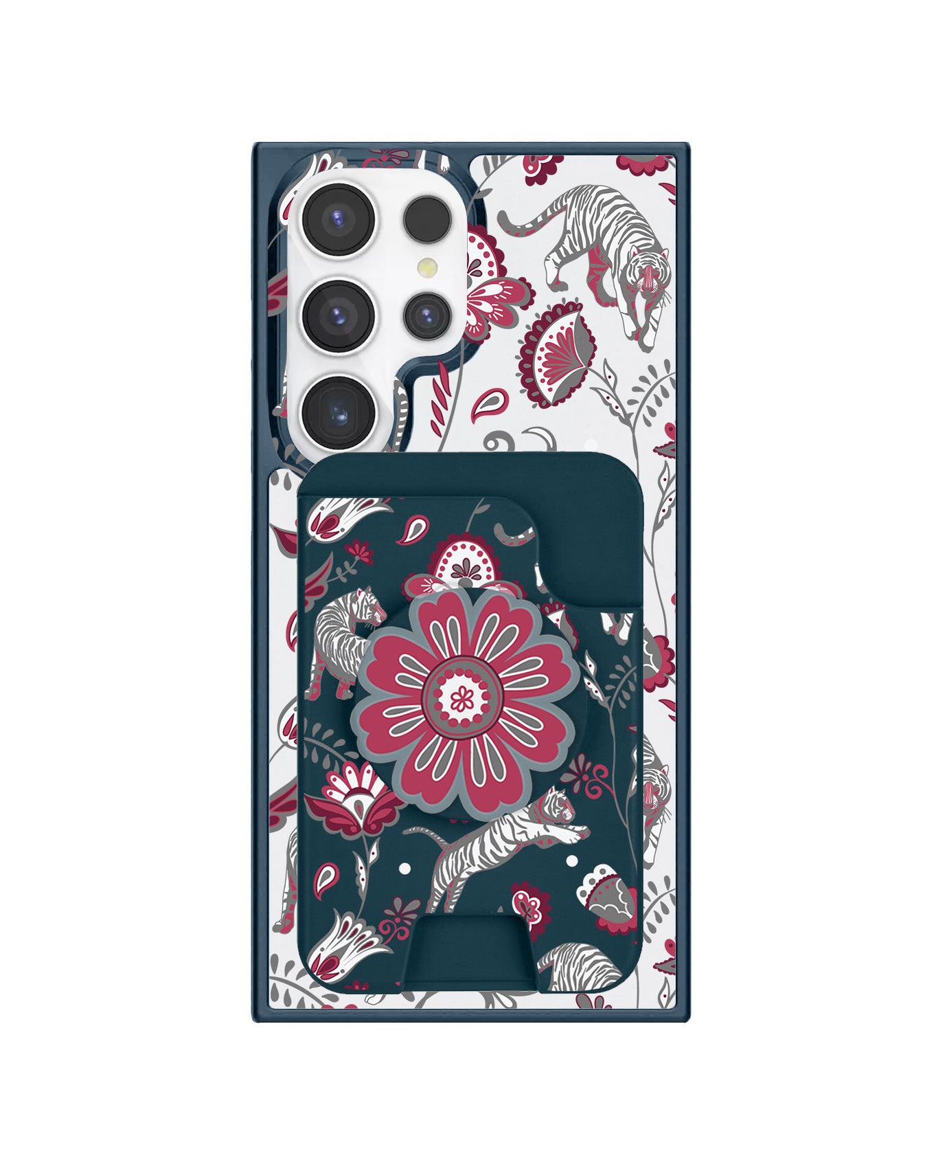 Android Magpop Wallet - Tiger & Floral 6.0