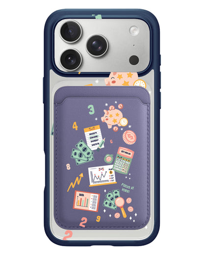 iPhone Magnetic Wallet Case - Finance