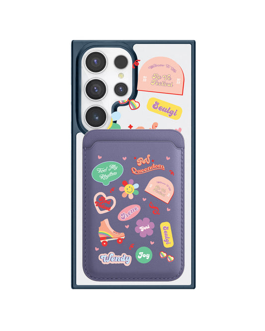 Android Magnetic Wallet Case - Red Velvet Sticker Pack