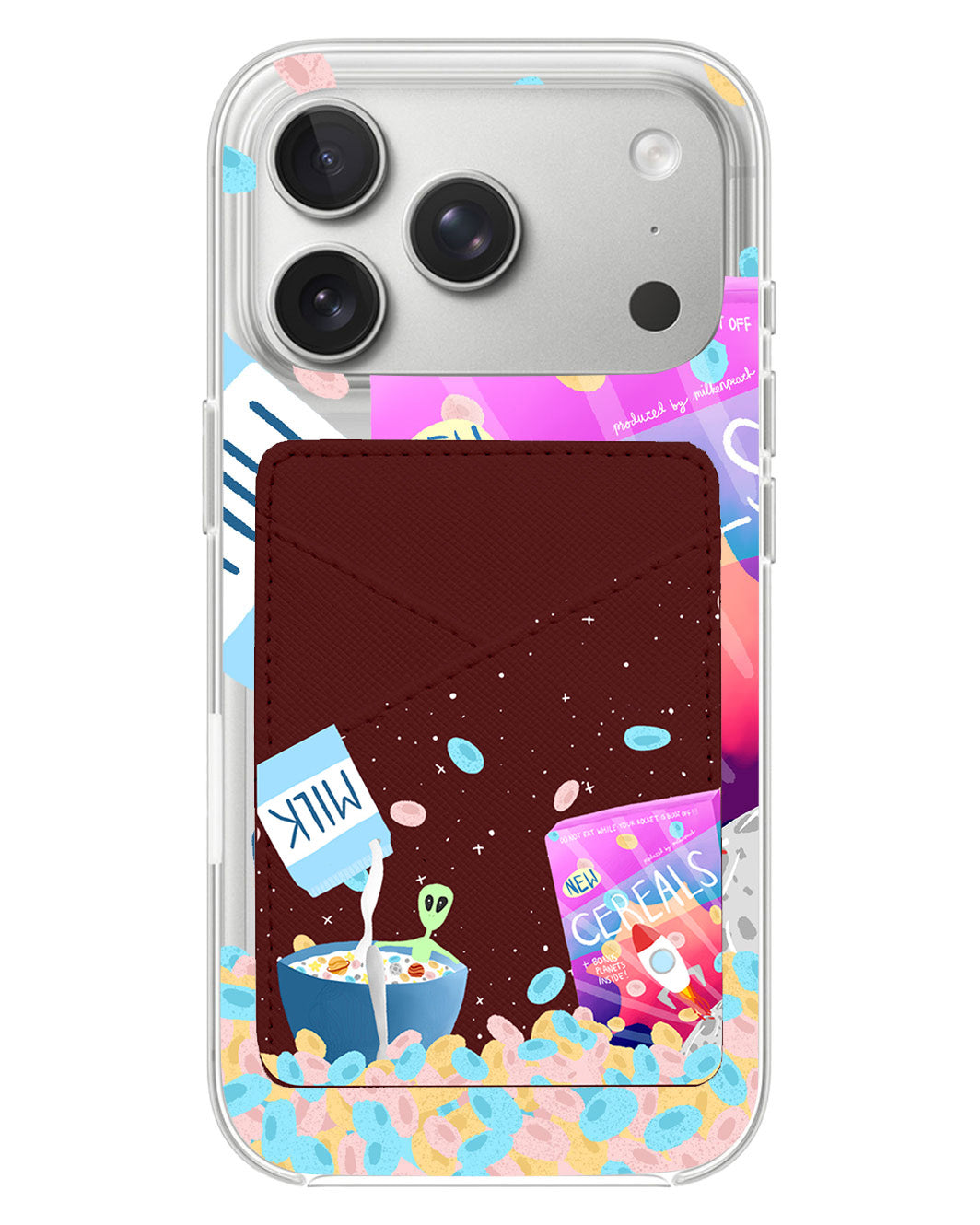 iPhone Phone Wallet Case - Cerealiens