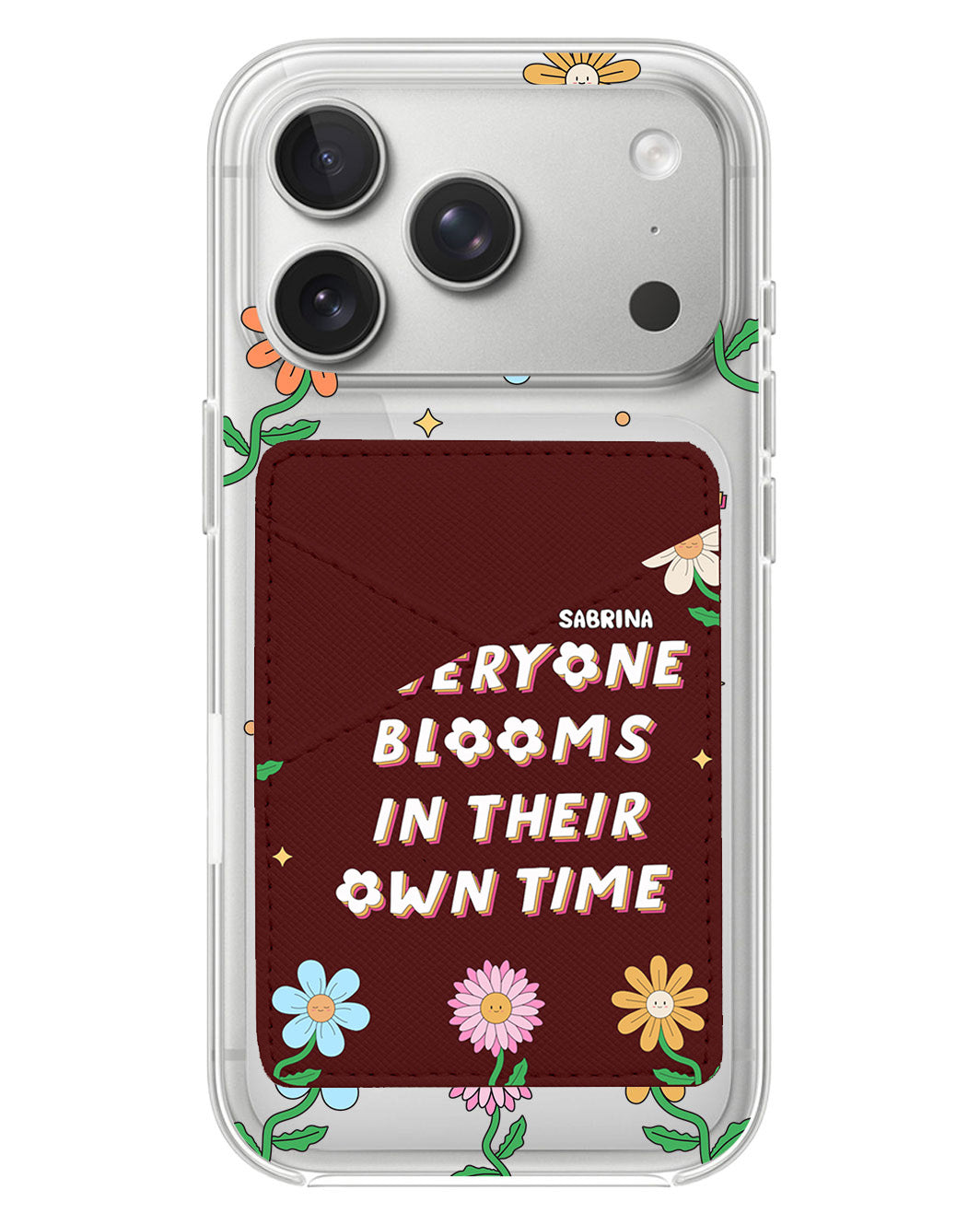 iPhone Phone Wallet Case - Blooms