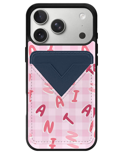 iPhone Avant Wallet Case - Checkered Monogram 1.0