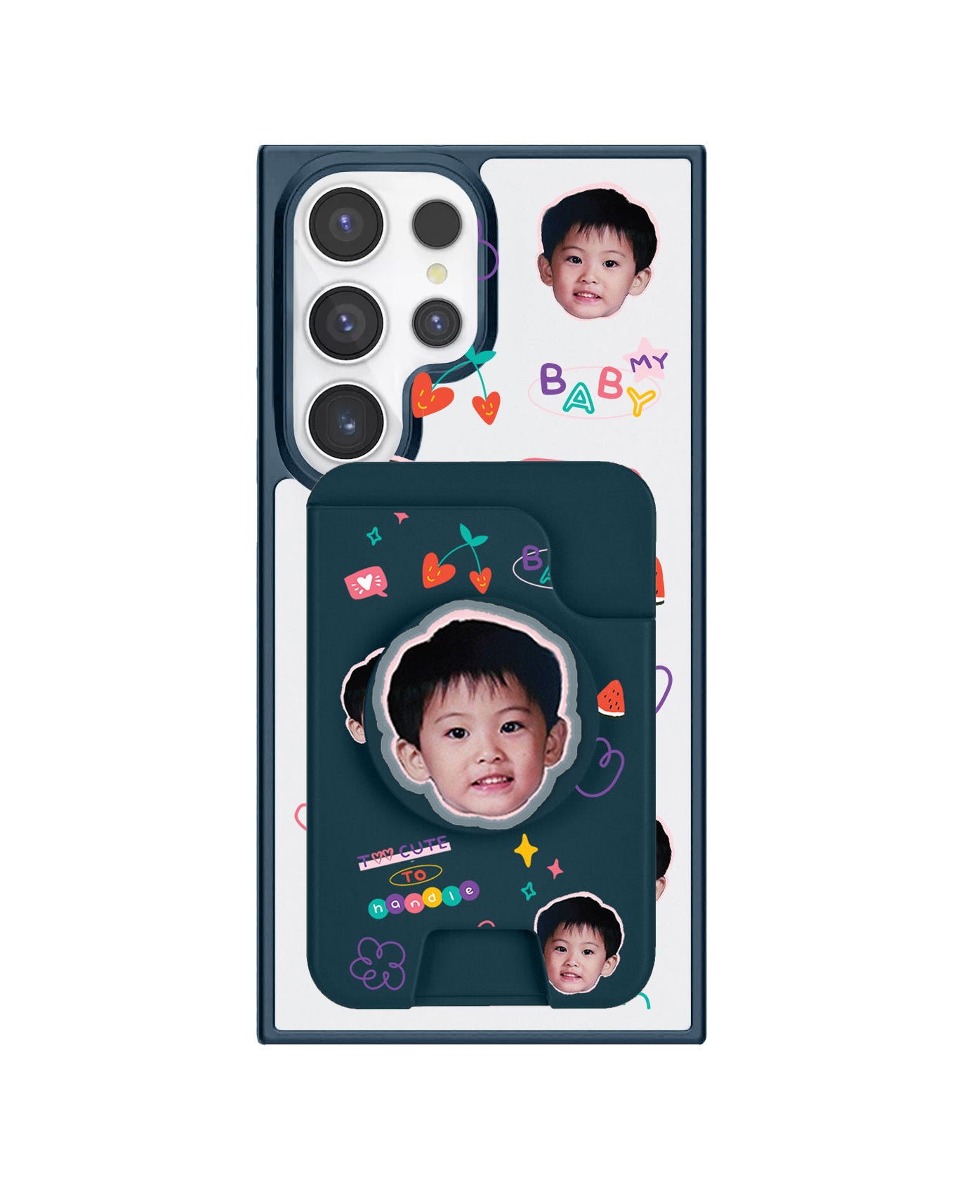 Android Magpop Wallet - Face Grid