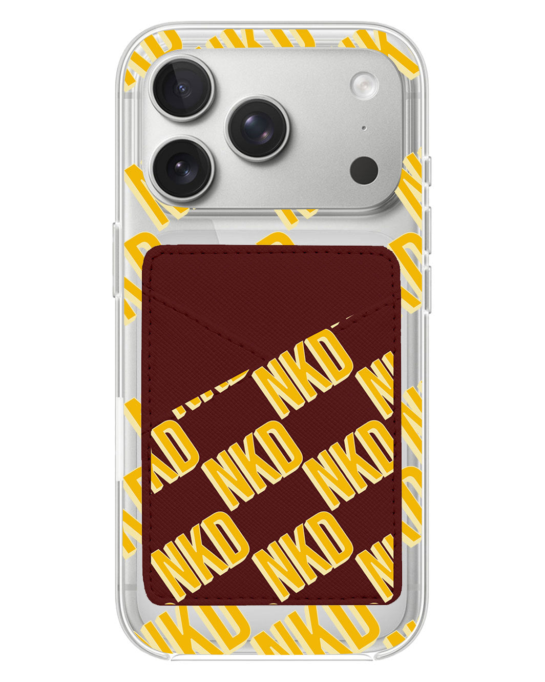 iPhone Phone Wallet Case - Diagonal Initial Monogram 1.0